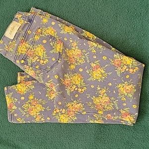 Y2K ZCO Floral low rise jeans
